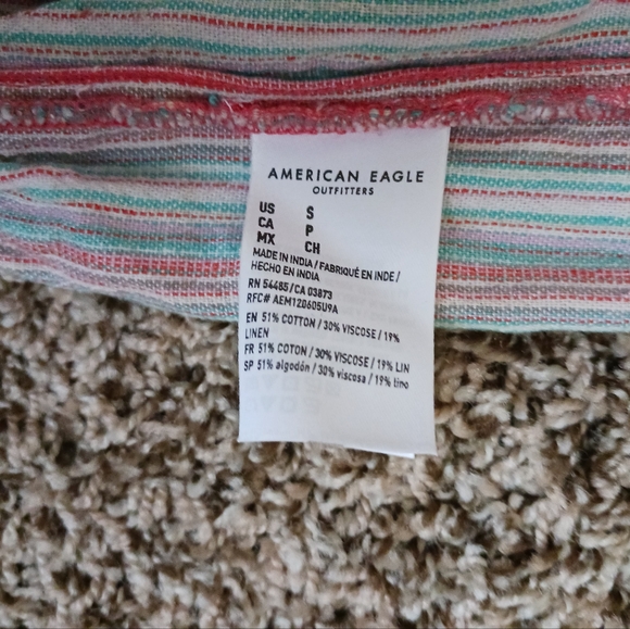 American Eagle Linen Shorts Small NWT - Picture 10 of 14
